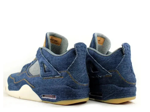 AO2571-401-R LEVI'S × Nike Air Jordan 4 "Denim" (Blank Tab) (Men's)